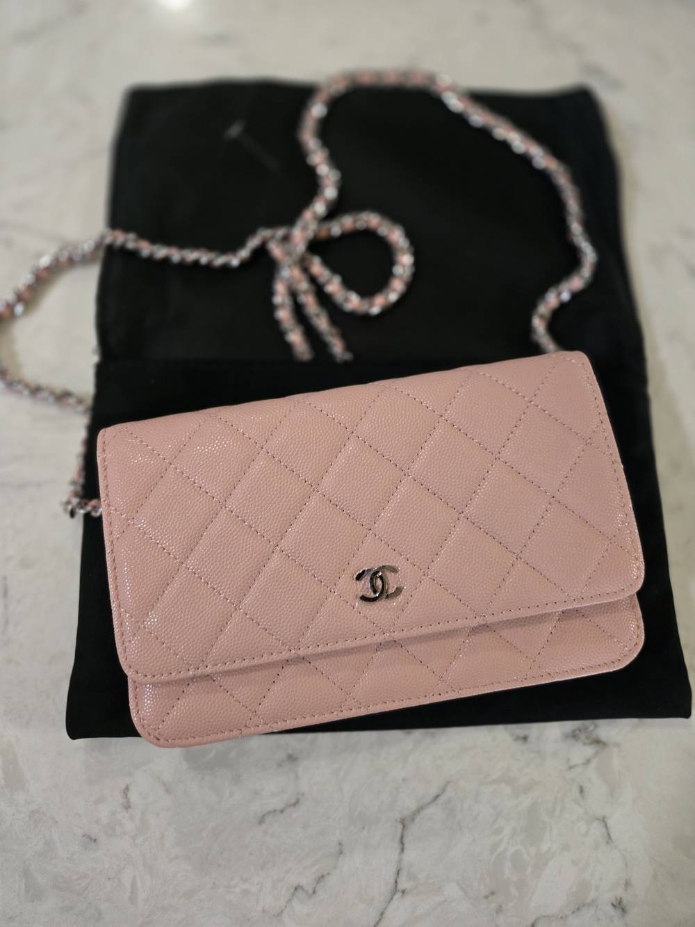 Pink Caviar WOC Crossbody Beautiful